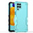 Coque Contour Silicone et Plastique Housse Etui Mat QW1 pour Samsung Galaxy M53 5G Bleu Clair