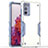 Coque Contour Silicone et Plastique Housse Etui Mat QW1 pour Samsung Galaxy S20 FE 4G Blanc