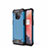 Coque Contour Silicone et Plastique Housse Etui Mat R01 pour OnePlus 7T Bleu Ciel