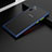 Coque Contour Silicone et Plastique Housse Etui Mat R01 pour Samsung Galaxy Note 10 Bleu