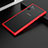 Coque Contour Silicone et Plastique Housse Etui Mat R01 pour Samsung Galaxy Note 10 Rouge