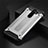 Coque Contour Silicone et Plastique Housse Etui Mat R01 pour Xiaomi Redmi Note 8 Pro Argent