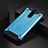 Coque Contour Silicone et Plastique Housse Etui Mat R01 pour Xiaomi Redmi Note 8 Pro Bleu Ciel