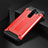 Coque Contour Silicone et Plastique Housse Etui Mat R01 pour Xiaomi Redmi Note 8 Pro Rouge