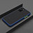 Coque Contour Silicone et Plastique Housse Etui Mat R02 pour Huawei Honor View 30 Pro 5G Bleu