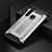 Coque Contour Silicone et Plastique Housse Etui Mat R02 pour Xiaomi Redmi Note 8 (2021) Argent