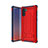 Coque Contour Silicone et Plastique Housse Etui Mat U01 pour Samsung Galaxy Note 10 5G Rouge