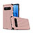 Coque Contour Silicone et Plastique Housse Etui Mat U01 pour Samsung Galaxy S10 Or Rose