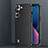 Coque Contour Silicone et Plastique Housse Etui Mat U01 pour Samsung Galaxy S21 FE 5G Noir