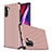 Coque Contour Silicone et Plastique Housse Etui Mat U02 pour Samsung Galaxy Note 10 Or Rose