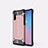 Coque Contour Silicone et Plastique Housse Etui Mat U05 pour Samsung Galaxy Note 10 5G Or Rose