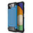 Coque Contour Silicone et Plastique Housse Etui Mat WL1 pour Samsung Galaxy A22s 5G Bleu