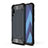 Coque Contour Silicone et Plastique Housse Etui Mat WL1 pour Samsung Galaxy A30S Bleu