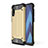 Coque Contour Silicone et Plastique Housse Etui Mat WL1 pour Samsung Galaxy A30S Bleu Royal
