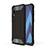 Coque Contour Silicone et Plastique Housse Etui Mat WL1 pour Samsung Galaxy A30S Noir