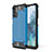 Coque Contour Silicone et Plastique Housse Etui Mat WL1 pour Samsung Galaxy A32 5G Bleu