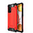 Coque Contour Silicone et Plastique Housse Etui Mat WL1 pour Samsung Galaxy A52s 5G Rouge