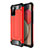 Coque Contour Silicone et Plastique Housse Etui Mat WL1 pour Samsung Galaxy F02S SM-E025F Rouge