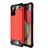 Coque Contour Silicone et Plastique Housse Etui Mat WL1 pour Samsung Galaxy M02s Rouge