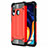 Coque Contour Silicone et Plastique Housse Etui Mat WL1 pour Samsung Galaxy M40 Rouge