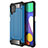 Coque Contour Silicone et Plastique Housse Etui Mat WL1 pour Samsung Galaxy M62 4G Bleu