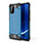 Coque Contour Silicone et Plastique Housse Etui Mat WL1 pour Samsung Galaxy M80S Bleu