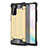 Coque Contour Silicone et Plastique Housse Etui Mat WL1 pour Samsung Galaxy Note 20 5G Or