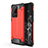 Coque Contour Silicone et Plastique Housse Etui Mat WL1 pour Samsung Galaxy S20 Ultra 5G Rouge