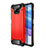 Coque Contour Silicone et Plastique Housse Etui Mat WL1 pour Xiaomi Poco X3 Pro Rouge