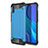 Coque Contour Silicone et Plastique Housse Etui Mat WL1 pour Xiaomi Redmi 9A Bleu