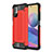 Coque Contour Silicone et Plastique Housse Etui Mat WL1 pour Xiaomi Redmi Note 10 5G Rouge