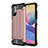 Coque Contour Silicone et Plastique Housse Etui Mat WL1 pour Xiaomi Redmi Note 10T 5G Or Rose