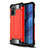 Coque Contour Silicone et Plastique Housse Etui Mat WL2 pour Xiaomi Redmi Note 10 4G Rouge