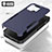 Coque Contour Silicone et Plastique Housse Etui Protection Integrale 360 Degres MQ1 pour Apple iPhone 13 Pro Max Petit