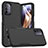 Coque Contour Silicone et Plastique Housse Etui Protection Integrale 360 Degres MQ1 pour Motorola Moto G31 Noir