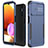 Coque Contour Silicone et Plastique Housse Etui Protection Integrale 360 Degres MQ1 pour Samsung Galaxy A04s Bleu et Noir