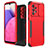 Coque Contour Silicone et Plastique Housse Etui Protection Integrale 360 Degres MQ1 pour Samsung Galaxy A33 5G Rouge