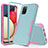 Coque Contour Silicone et Plastique Housse Etui Protection Integrale 360 Degres MQ1 pour Samsung Galaxy M02s Colorful