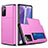 Coque Contour Silicone et Plastique Housse Etui Protection Integrale 360 Degres N01 pour Samsung Galaxy Note 20 5G Rose