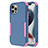 Coque Contour Silicone et Plastique Housse Etui Protection Integrale 360 Degres pour Apple iPhone 13 Pro Max Petit