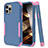 Coque Contour Silicone et Plastique Housse Etui Protection Integrale 360 Degres pour Apple iPhone 15 Pro Mixte