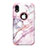 Coque Contour Silicone et Plastique Housse Etui Protection Integrale 360 Degres pour Apple iPhone XR Or Rose