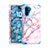 Coque Contour Silicone et Plastique Housse Etui Protection Integrale 360 Degres pour Samsung Galaxy Note 10 Bleu