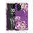 Coque Contour Silicone et Plastique Housse Etui Protection Integrale 360 Degres pour Samsung Galaxy Note 10 Plus 5G Violet