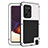 Coque Contour Silicone et Plastique Housse Etui Protection Integrale 360 Degres pour Samsung Galaxy Note 20 Ultra 5G Blanc