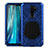 Coque Contour Silicone et Plastique Housse Etui Protection Integrale 360 Degres R02 pour Xiaomi Redmi Note 8 Pro Bleu