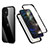 Coque Contour Silicone et Plastique Housse Etui Protection Integrale 360 Degres R05 pour Apple iPhone 12 Noir