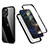 Coque Contour Silicone et Plastique Housse Etui Protection Integrale 360 Degres R05 pour Apple iPhone 12 Pro Max Noir