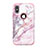 Coque Contour Silicone et Plastique Housse Etui Protection Integrale 360 Degres U01 pour Apple iPhone X Or Rose