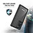 Coque Contour Silicone et Plastique Housse Etui Protection Integrale 360 Degres U01 pour Samsung Galaxy Note 20 Ultra 5G Noir Petit